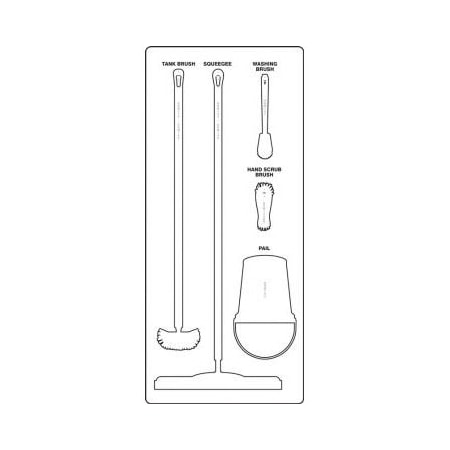 Accuform WET ZONE STOREBOARDS PSB911WTWT PSB911WTWT